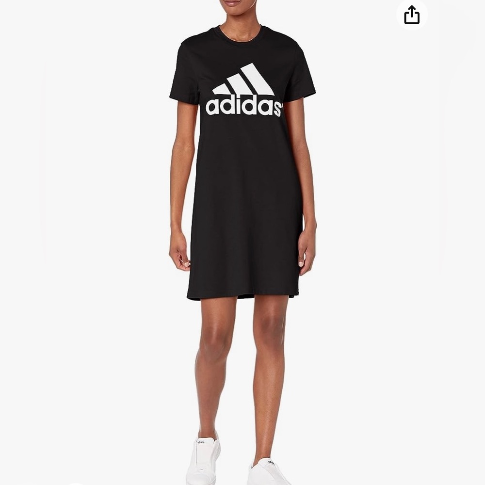 New Adidas Black T-Shirt Dress